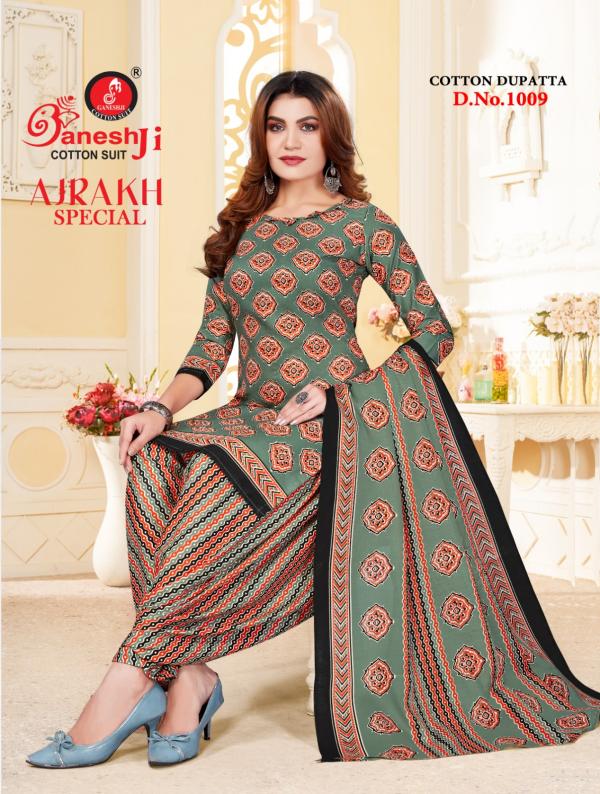 Ganeshji Ajrakh Special Vol-01 – Dress Material